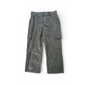 Women Anthropologie social standard sanctuary gray crop cargo pants Large